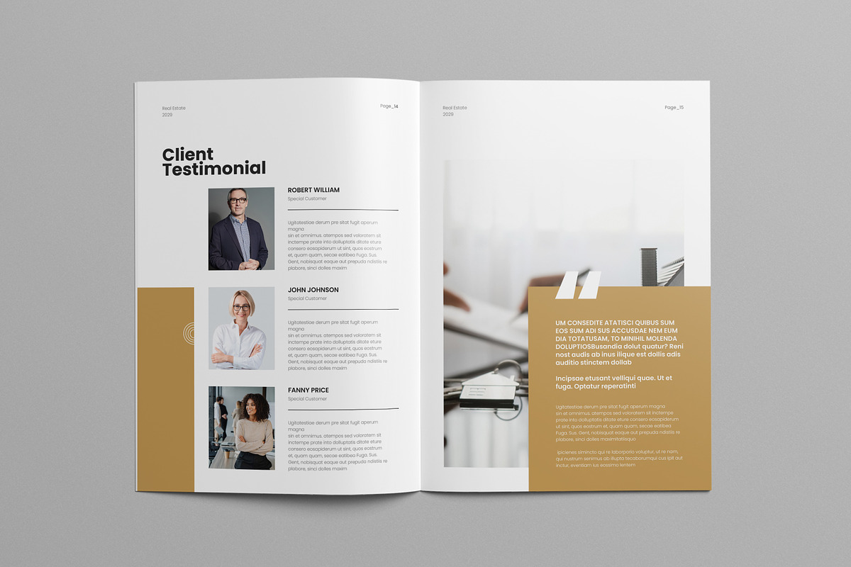Real Estate Brochure, a Brochure Template by Pixelpick (Photo 5 of 9)