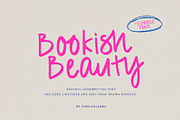 Handwritten Font Duo Bookish Beauty, a Handwritten Font by pixelcolours (Thumbnail 1 of 14)
