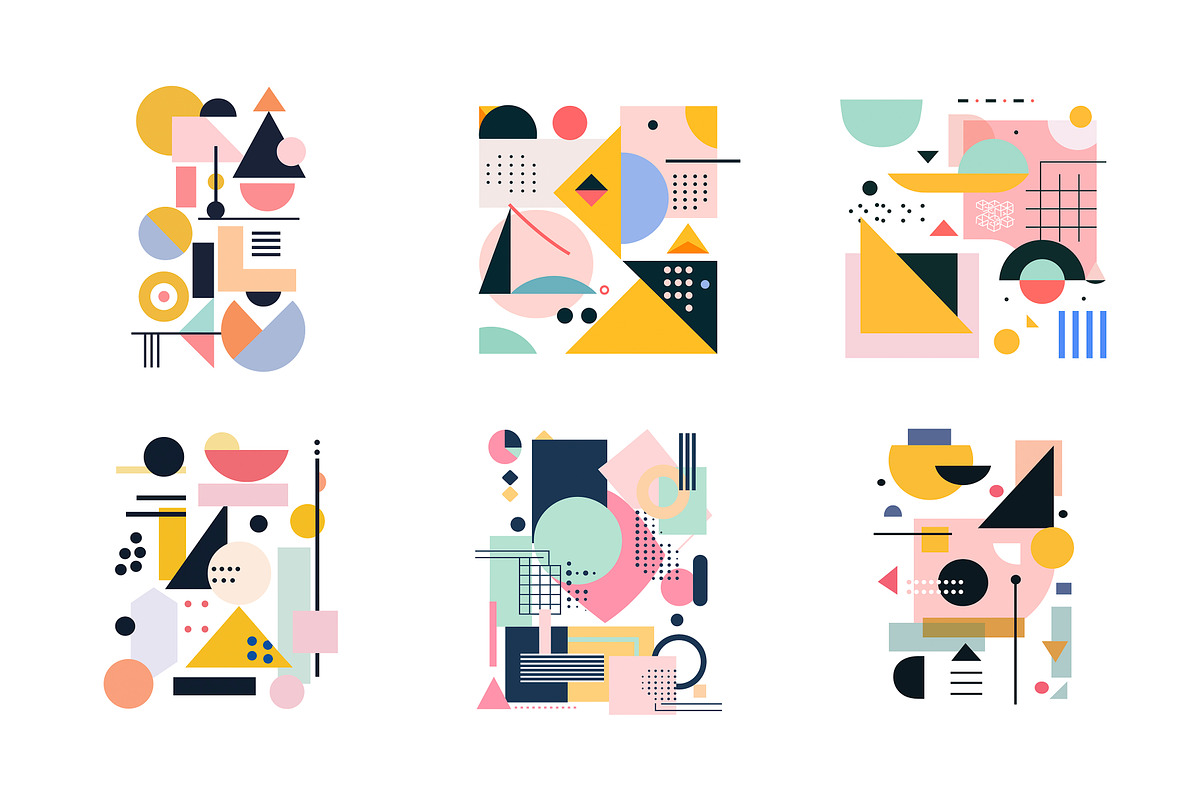 Geometric Shape Abstract Vector, a Background Graphic by Alternate Studio (Photo 5 of 6)