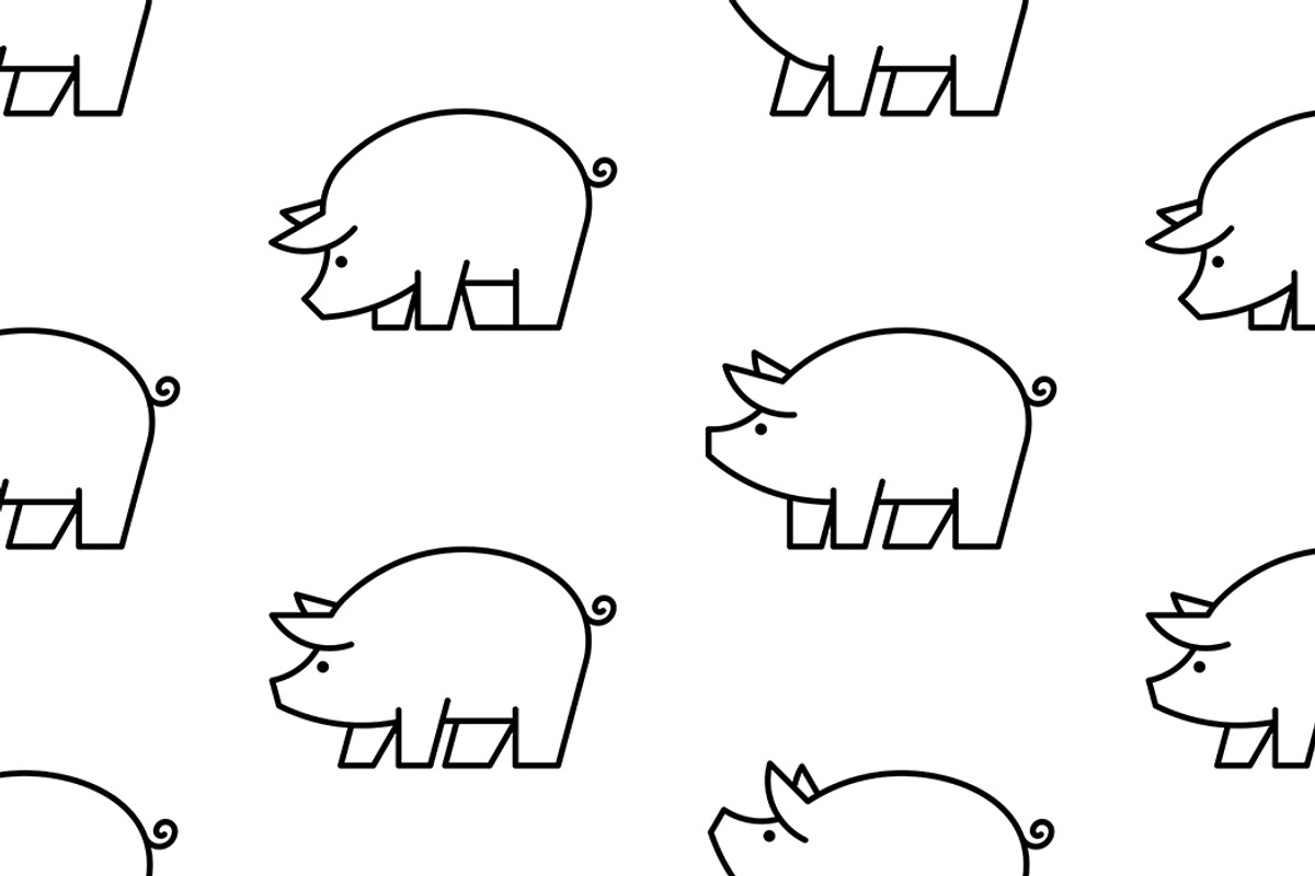 Pig Logo, a Graphic by NataliiaVolyk (Photo 5 of 6)