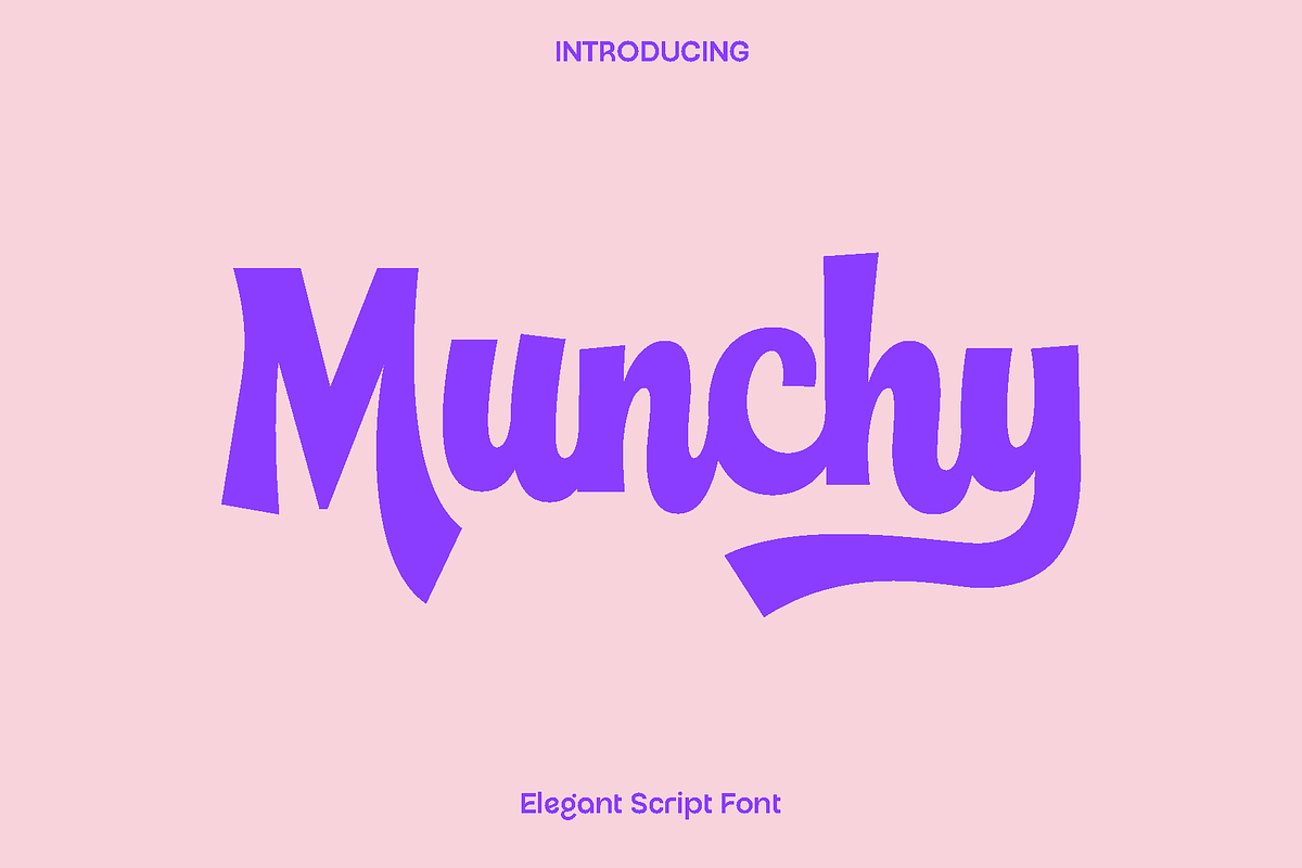 Munchy Script Font, a Script Font by Luna Shop (Photo 1 of 10)