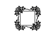 Floral Decorative Frame Vector Bundl, an Illustration by musafir_fashion (Thumbnail 8 of 51)