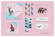 Illustration of animals 02, a Card Template by Isbela  (Thumbnail 2 of 5)