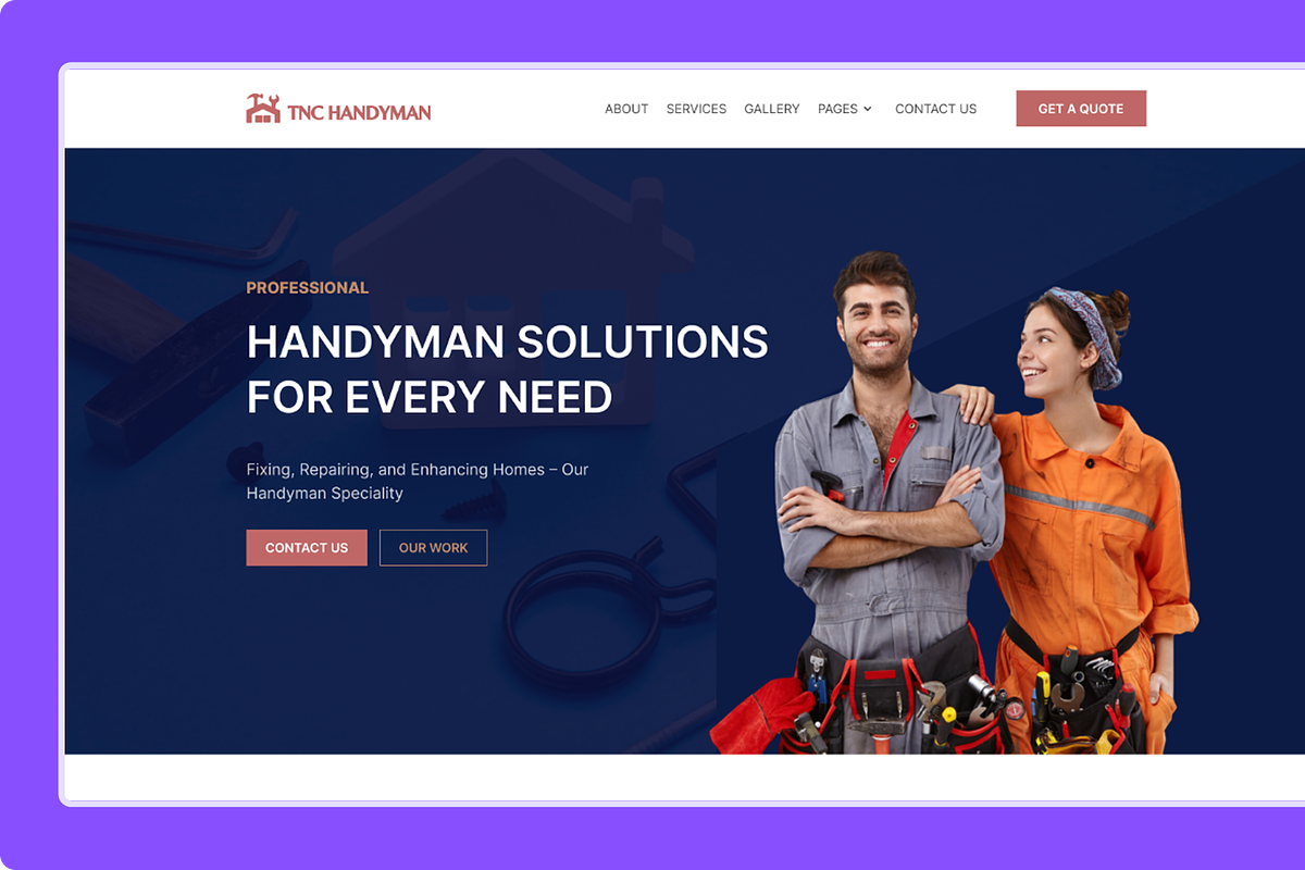 TNC Handyman -Home Services Figma UI, an UI Kit Template by TNCFlow (Photo 3 of 5)