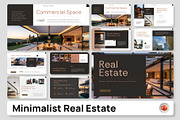 Minimalist Real Estate PowerPoint, a Presentation Template by Premast (Thumbnail 1 of 4)