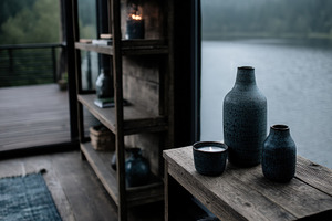 Cozy Rustic Interior & Large Windows, an Architecture Photo by Virgo Studio
