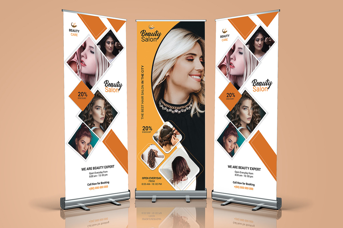 Beauty Salon Roll Up Banner preview 4