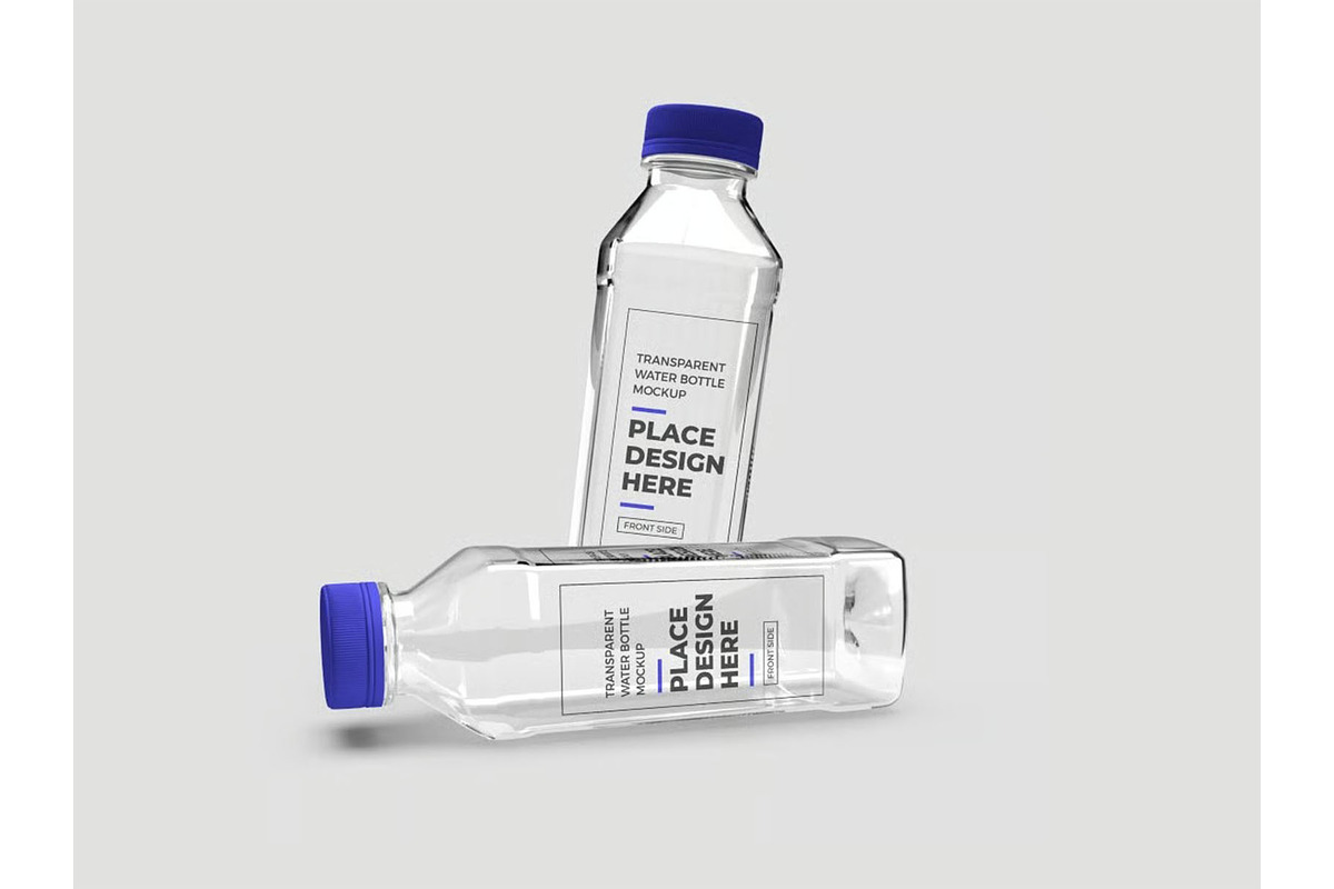 Plastic Bottle Mockup Template Set, a Household Mockup by DesignRushMarket (Photo 3 of 11)