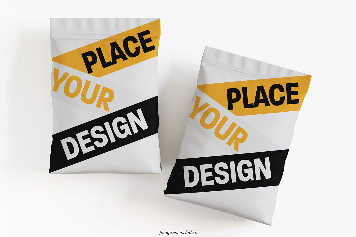 Snack Pouch Mockup Bundles, a Packaging Mockup by Ambo Ampeng (Photo 19 of 32)