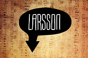 Larsson, a Sans Serif Font by Leitmotif (Thumbnail 1 of 2)