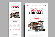Real Estate Website Landing Page, a Landing Page Template by MightyDesign (Thumbnail 1 of 6)
