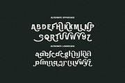 Tirayuna Bold Retro Serif, a Serif Font by Cruzine (Thumbnail 7 of 10)