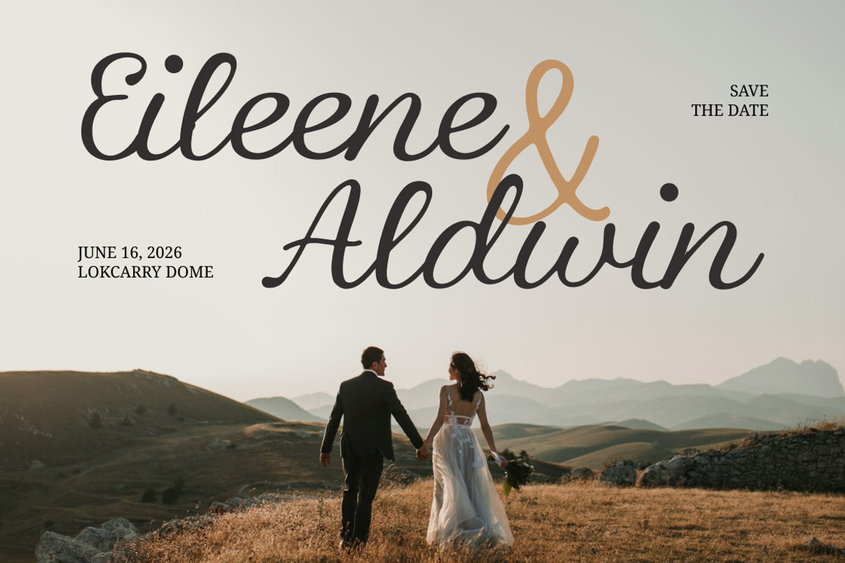 Marcelia Handwritten Script Font, a Script Font by Rasio Studio (Photo 5 of 8)
