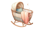 Baby Shower Clipart,Boho Nursery, an Illustration by Designking (Thumbnail 4 of 4)