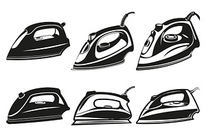 Vector of electric clothes irons, an Object Graphic by Billah Hub