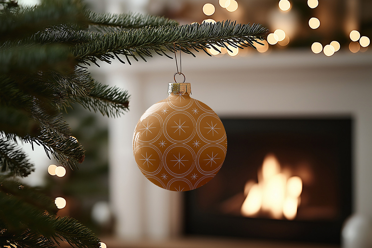 Brown Christmas Pattern, a Pattern Graphic by Neermana (Photo 3 of 6)