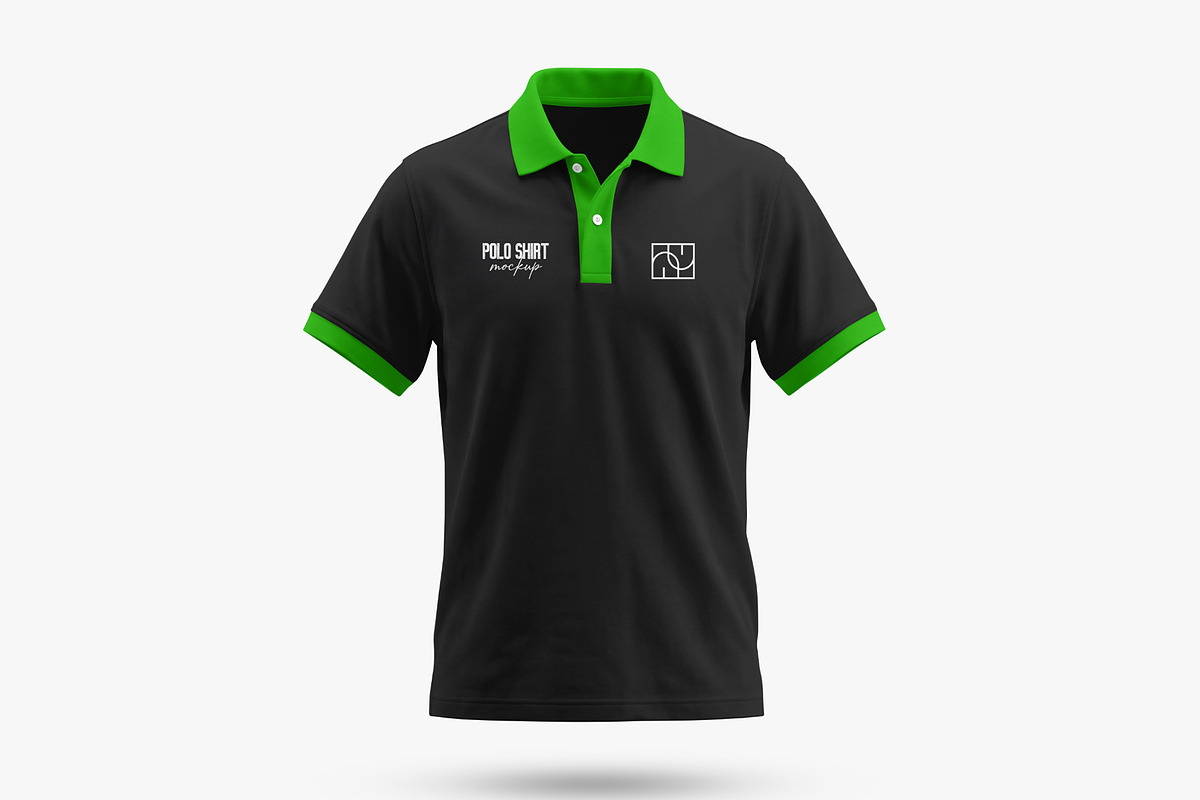 Polo & Crew Neck T-Shirt Mockup Set, a Shirt Mockup by graphypix (Photo 10 of 14)