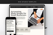 Accountant Wix Studio Website, a Wix Template by Template Twist Shop (Thumbnail 1 of 10)