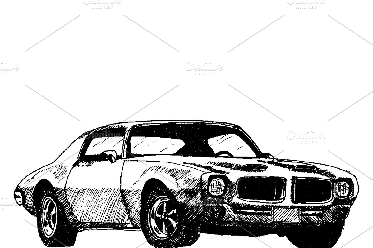 American Muscle Motors Drawings, a Sport Illustration by Doggy Days (Photo 8 of 8)
