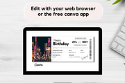 Happy Birthday Gift Boarding Pass, a Card Template by YasdeyDesigns (Thumbnail 5 of 8)
