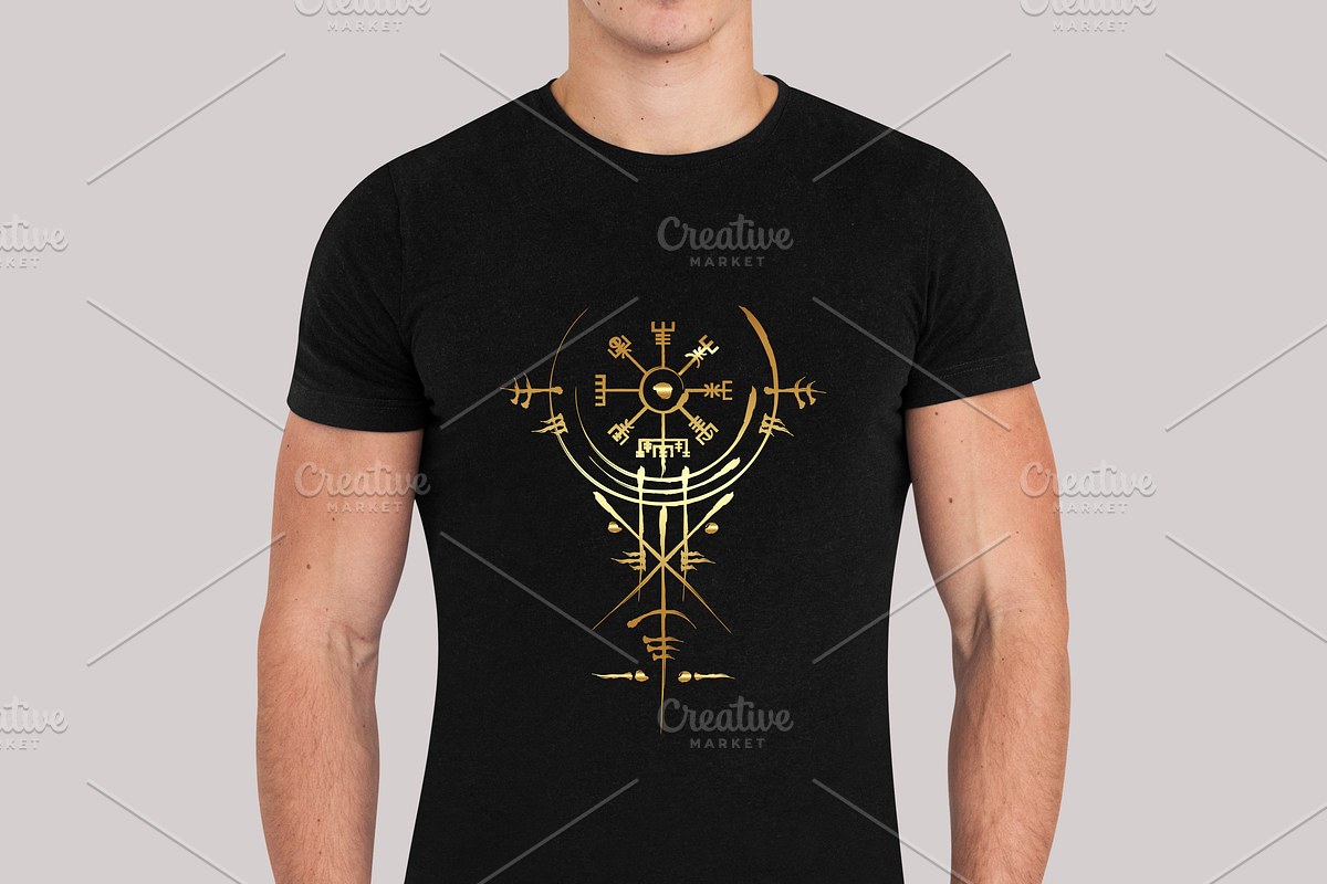 Norse viking Vegvisir Celtic symbols, an Object Graphic by GraphicRedStudio (Photo 6 of 11)