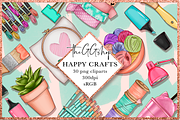 Arts & Crafts Clipart Set, an Education Illustration by The GG Shop (Thumbnail 1 of 9)