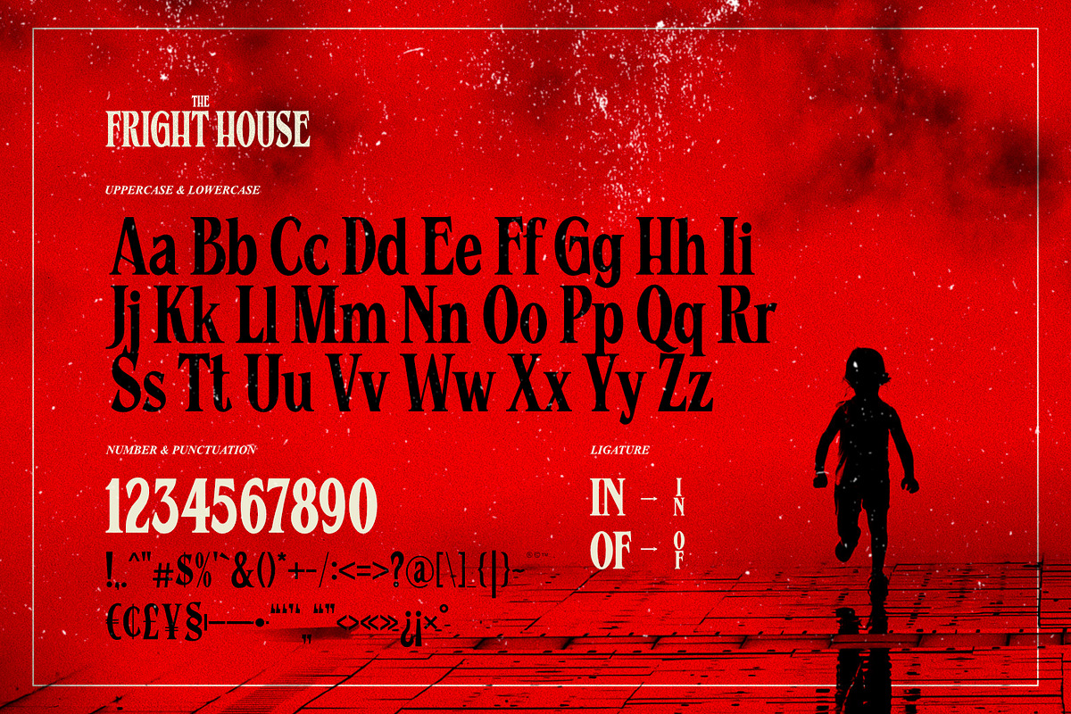 The Fright House Classic Horror Font, a Serif Font by ikiiko (Photo 6 of 7)