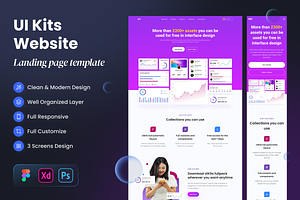 UI Kits - UI Kits Landing Page