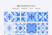 AZULEJOS. Part II. Watercolor tiles, a Decorative Illustration by Liliia Polos Illustration (Thumbnail 5 of 12)