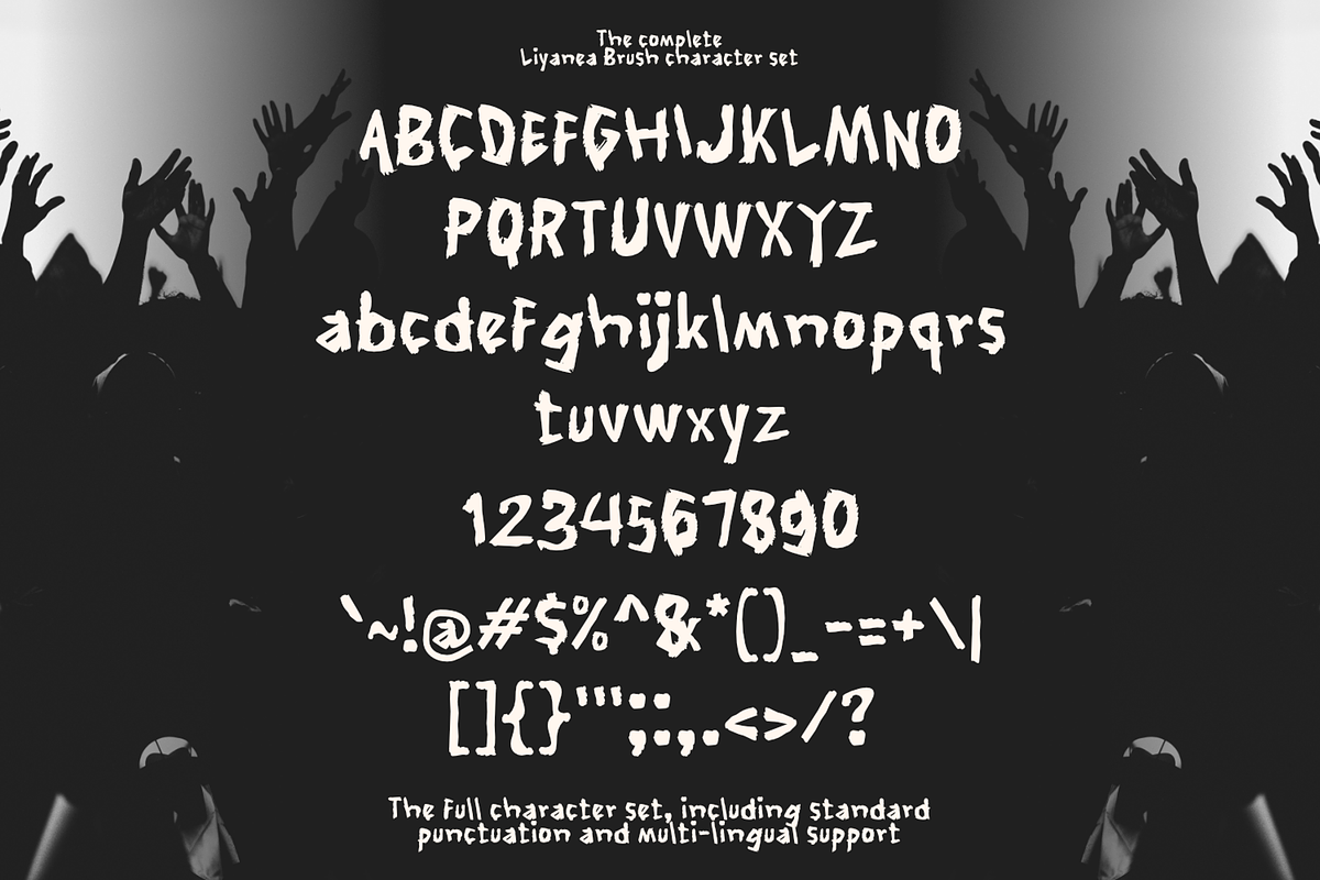 Liyanea Brush Display Font, a Handwritten Font by mesuka (Photo 5 of 5)