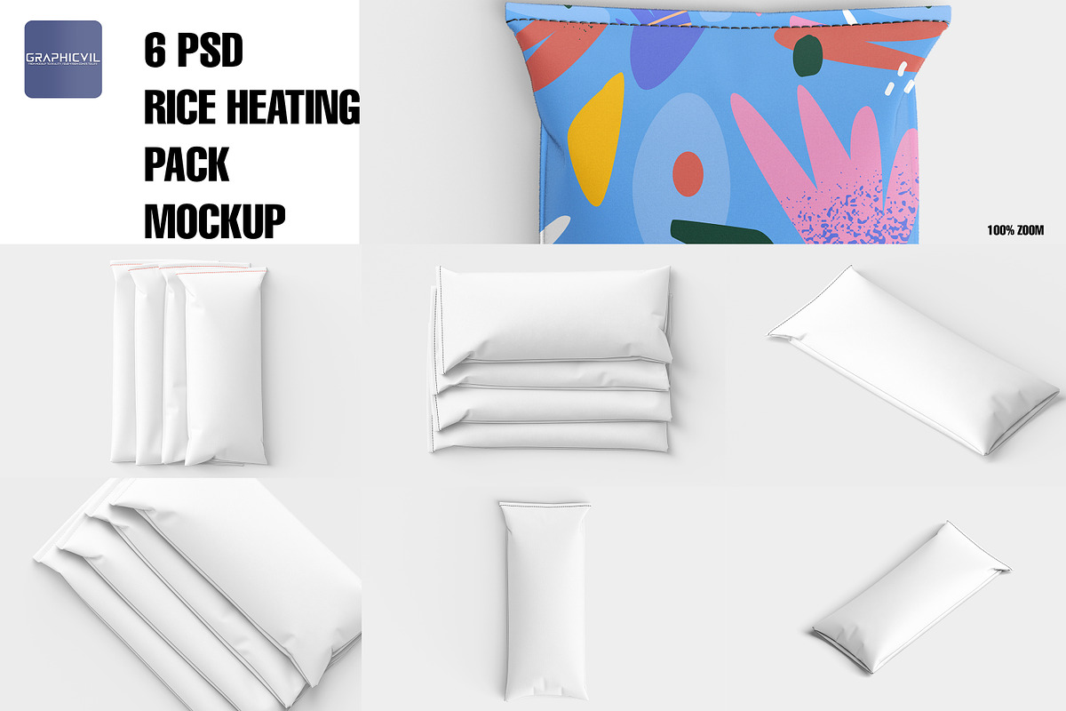 Rice bag mockup, 6 PSD, a Household Mockup by GraphicVil (Photo 3 of 9)