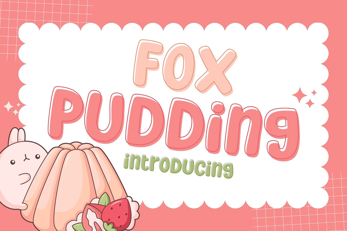 Fox Pudding Font, a Handwritten Font by Fox7 By Rattana (Photo 1 of 9)