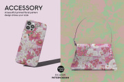 Blooming Floral Pattern Design, a Pattern Graphic by VOVU Studio (Thumbnail 8 of 10)