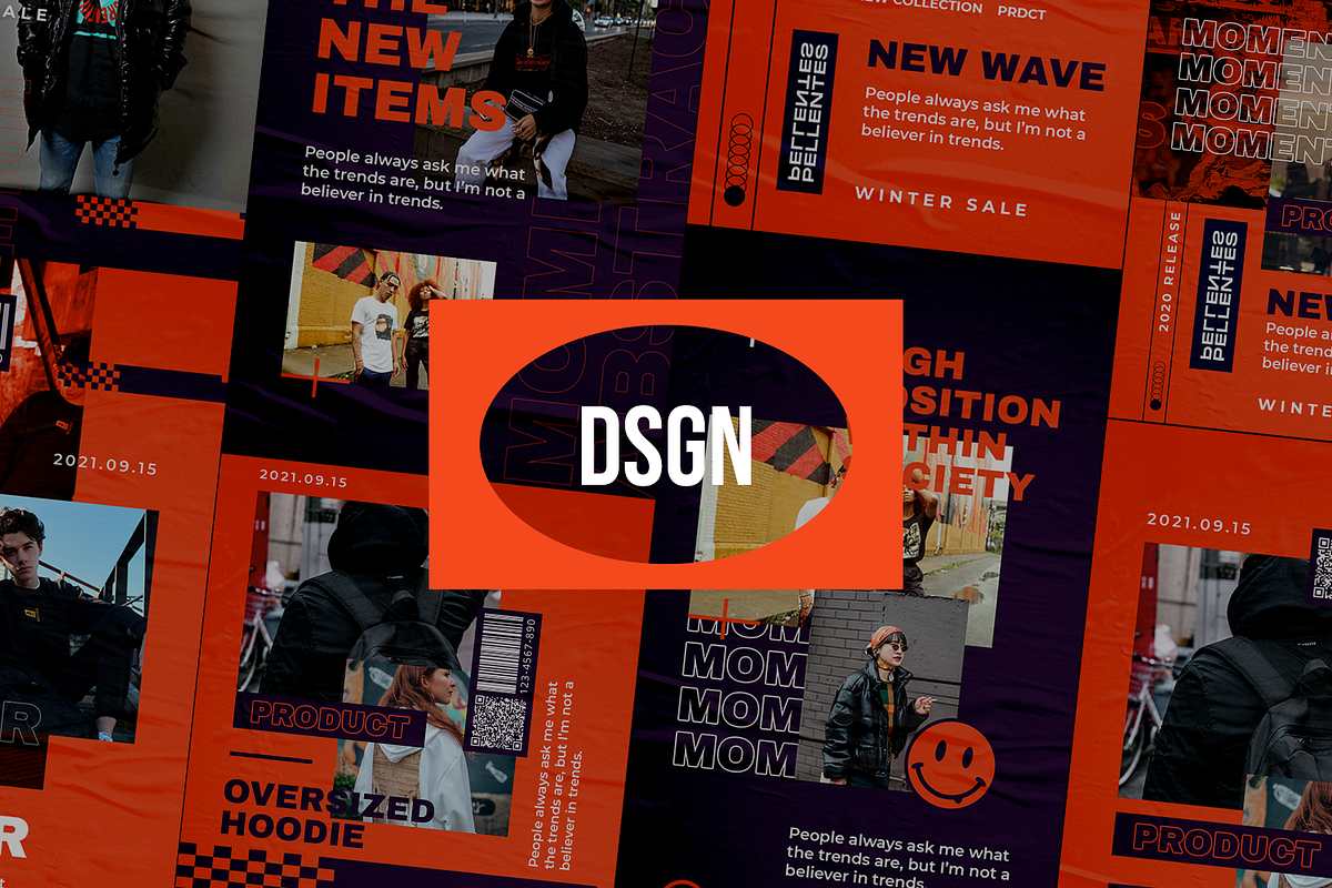 Fordra Urban Instagram Template, a Social Media Template by Creatchees.std (Photo 3 of 5)