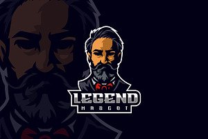 Legend E-Sport Logo Style.