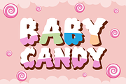 Baby Candy - Baby Font Types, a Font by KiddoGlyphs Studio (Thumbnail 1 of 3)