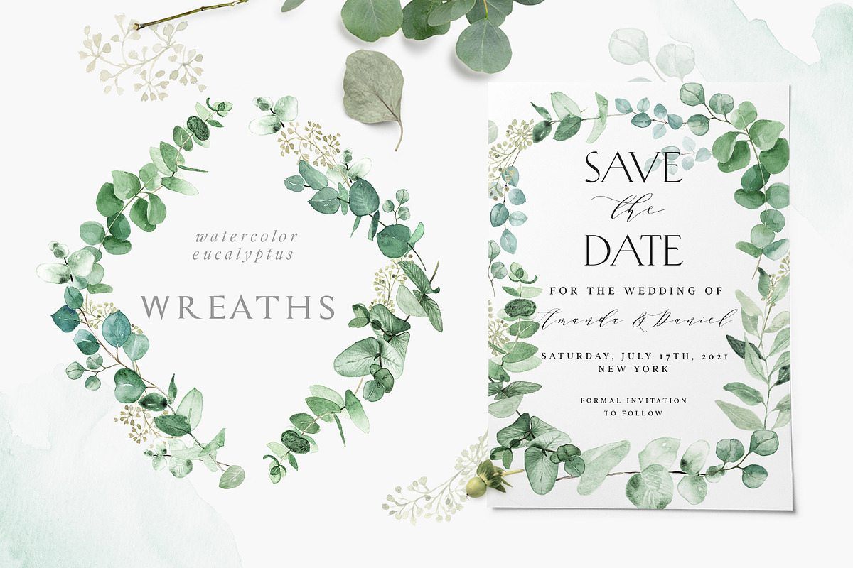 Scent of Eucalyptus - Graphic Set, an Illustration by studioequinox (Photo 6 of 21)