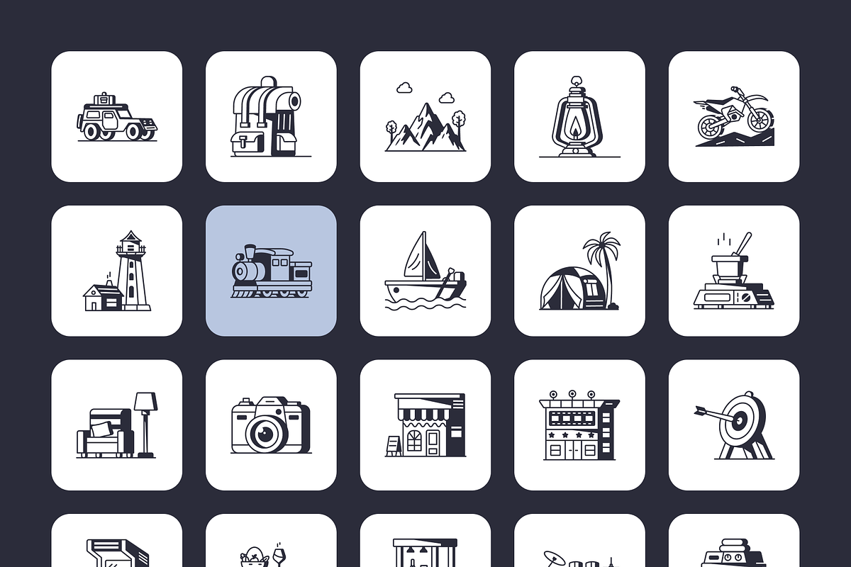 135 Explore Line Icons, an Outline Icon by Prosymbols (Photo 9 of 11)