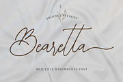 Bearetta - Beautiful Handwriting, a Script Font by Almarkhatype (Thumbnail 1 of 10)