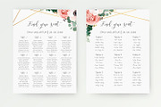 Wedding collection - Luxury pink, an Invitation Template by Alewiena (Thumbnail 7 of 7)