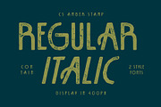 CS Amber Stamp, a Sans Serif Font by Craft Supply Co. (Thumbnail 3 of 8)