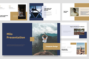 Miio : Yoga Class Google Slides, a Presentation Template by Punkl Camp