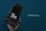 Phone Mockup - Hand Holding Android, an iPhone Mockup by Avelina Studio (Thumbnail 2 of 3)