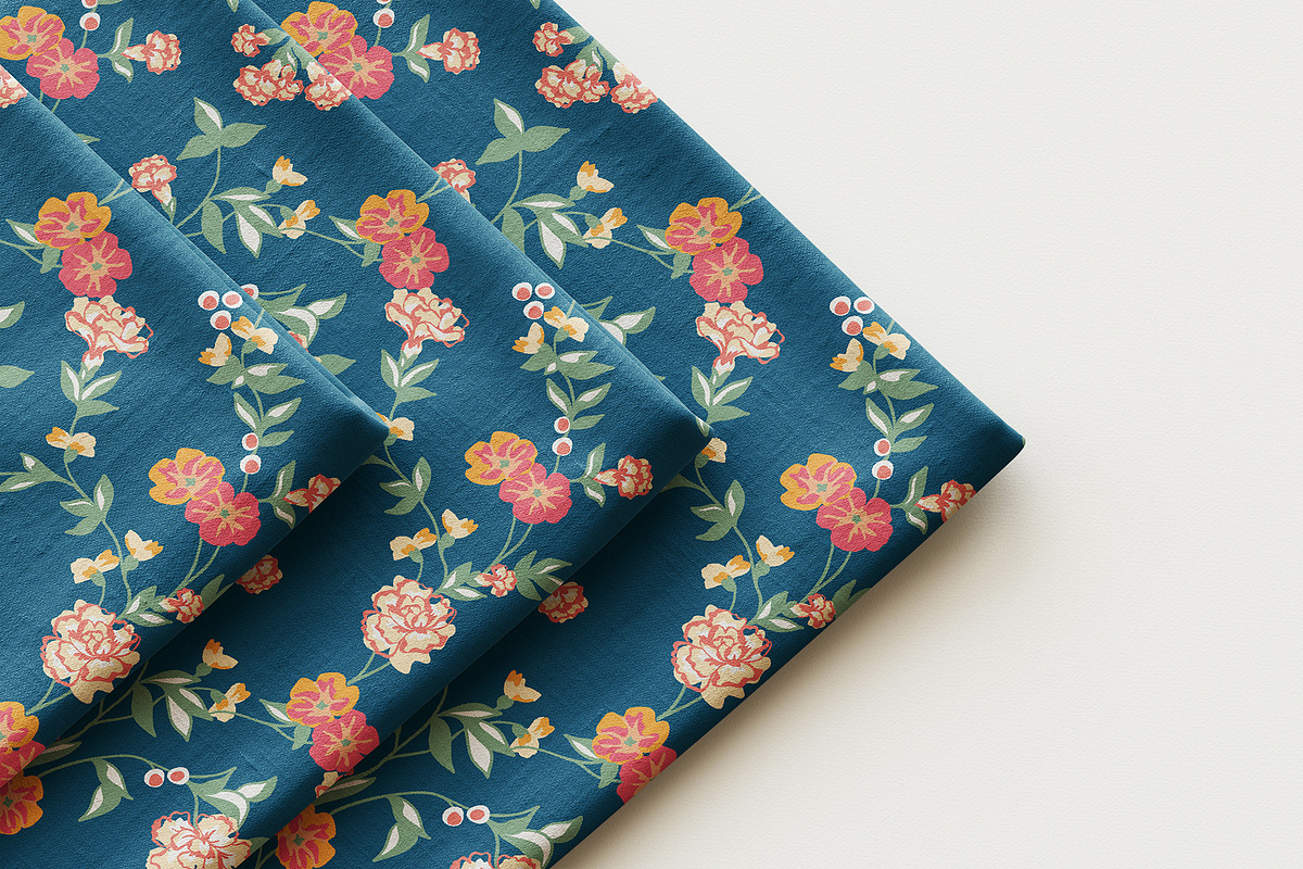 Summer Floral Seamless Pattern, a Pattern Graphic by StudioGlouna (Photo 5 of 9)
