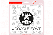 Halloween Doodles - Dingbats Font, a Symbol Font by WADLEN (Thumbnail 1 of 8)
