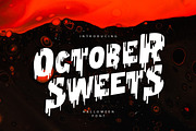 October Sweets, a Sans Serif Font by chekart (Thumbnail 1 of 10)