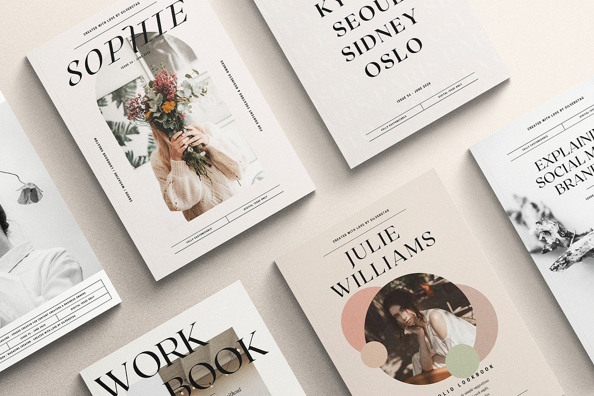 Sophie CANVA eBook/Magazine Creator, a Magazine Template by SilverStag Type Foundry (Photo 3 of 26)