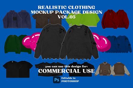 Clothing Mockup Realistic Design
