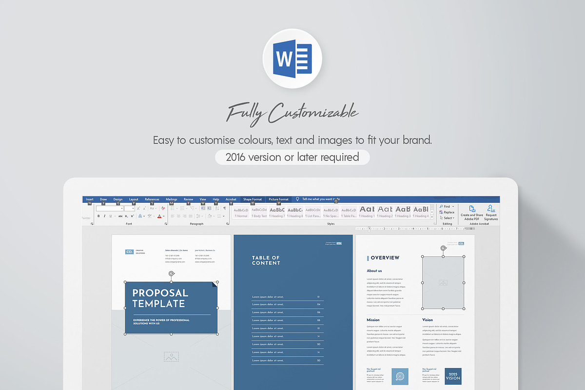 Minimal Proposal Template | 20 Pages, a Brochure Template by BrochuresFactory (Photo 3 of 7)