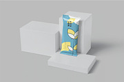 Small Slim Foil Bag Mockups, a Packaging Mockup by megostudi0 (Thumbnail 5 of 7)